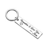 Dad Father Gifts Keychain From Daughter Father Day Birthday Gift for Father Daddy Thanksgiving Day Jewelry Present To Papa