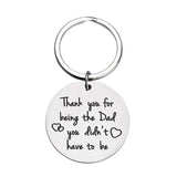 Dad Father Gifts Keychain From Daughter Father Day Birthday Gift for Father Daddy Thanksgiving Day Jewelry Present To Papa