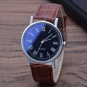 New Fashion Watches Men's Quartz Wrist Watch Simple Sports Watches Leather Strap Simple Clock Gift for Man